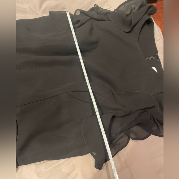 Hayley Paige Occasions black chiffon- 5863 - Picture 10 of 12